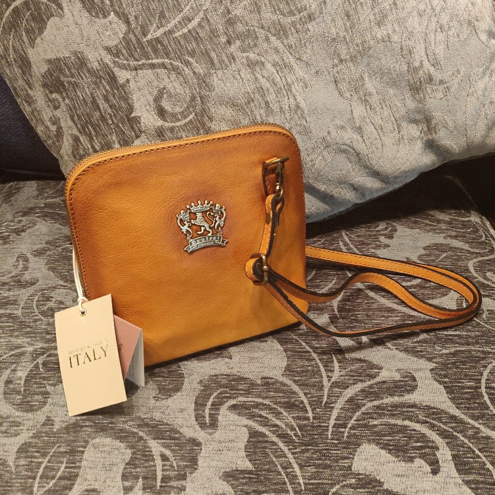 Pratesi Italian leather mini crossbody